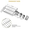 Adjustable Stainless Steel Faucet Sponge Holder | Kitchen Sink Storage Basket (1.8–3cm Tap Fit)